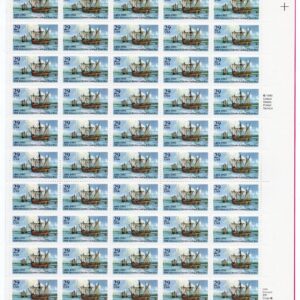 Scott #2805 Columbus - Puerto Rico Sheet of 50 Stamps - MNH UR