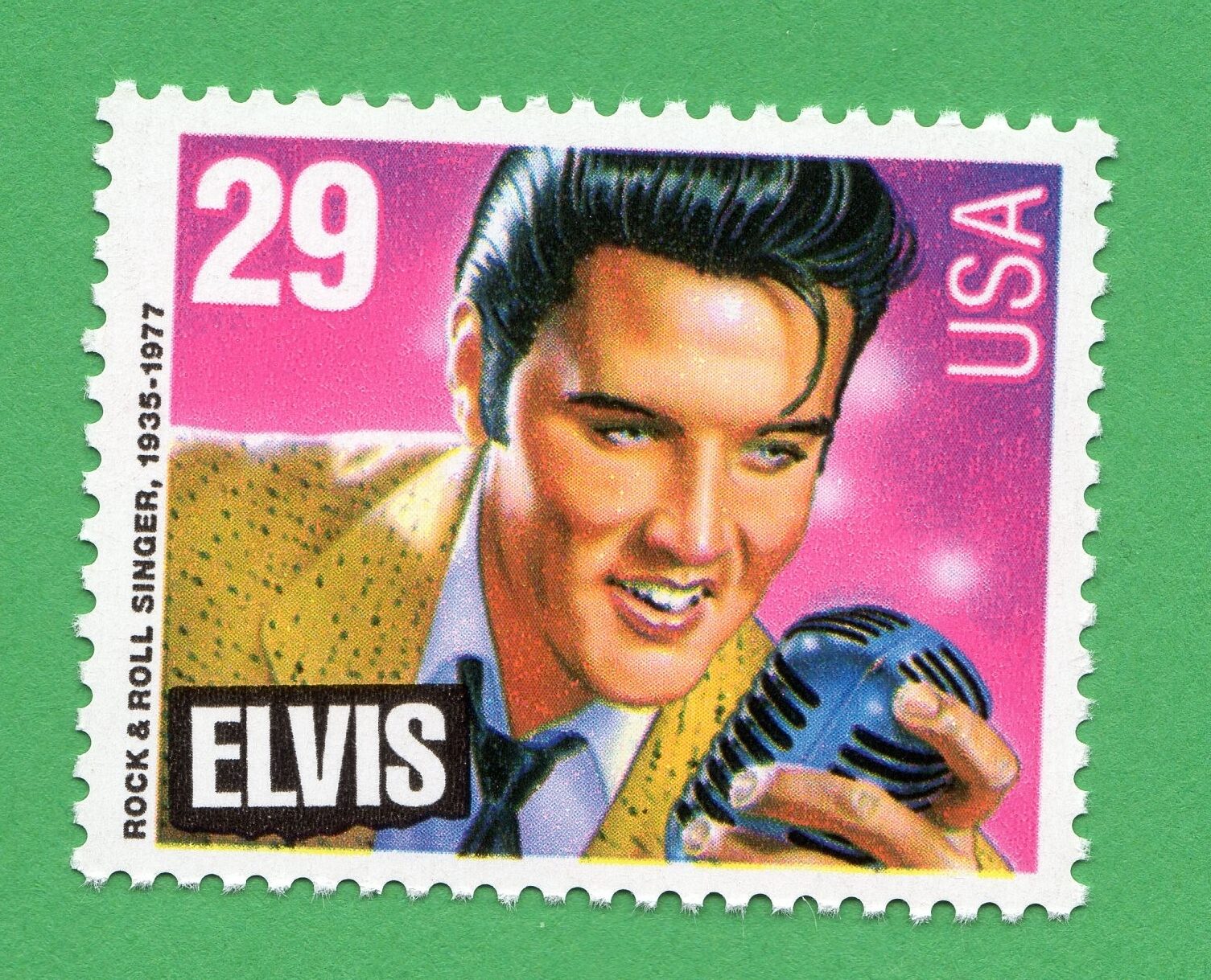 Scott #2721 Elvis Presley King of Rock & Roll Single Stamp - MNH