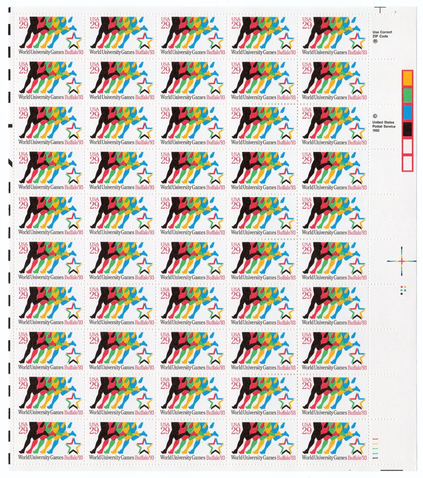 Scott #2748 World University Games Sheet of 50 stamps - MNH LR