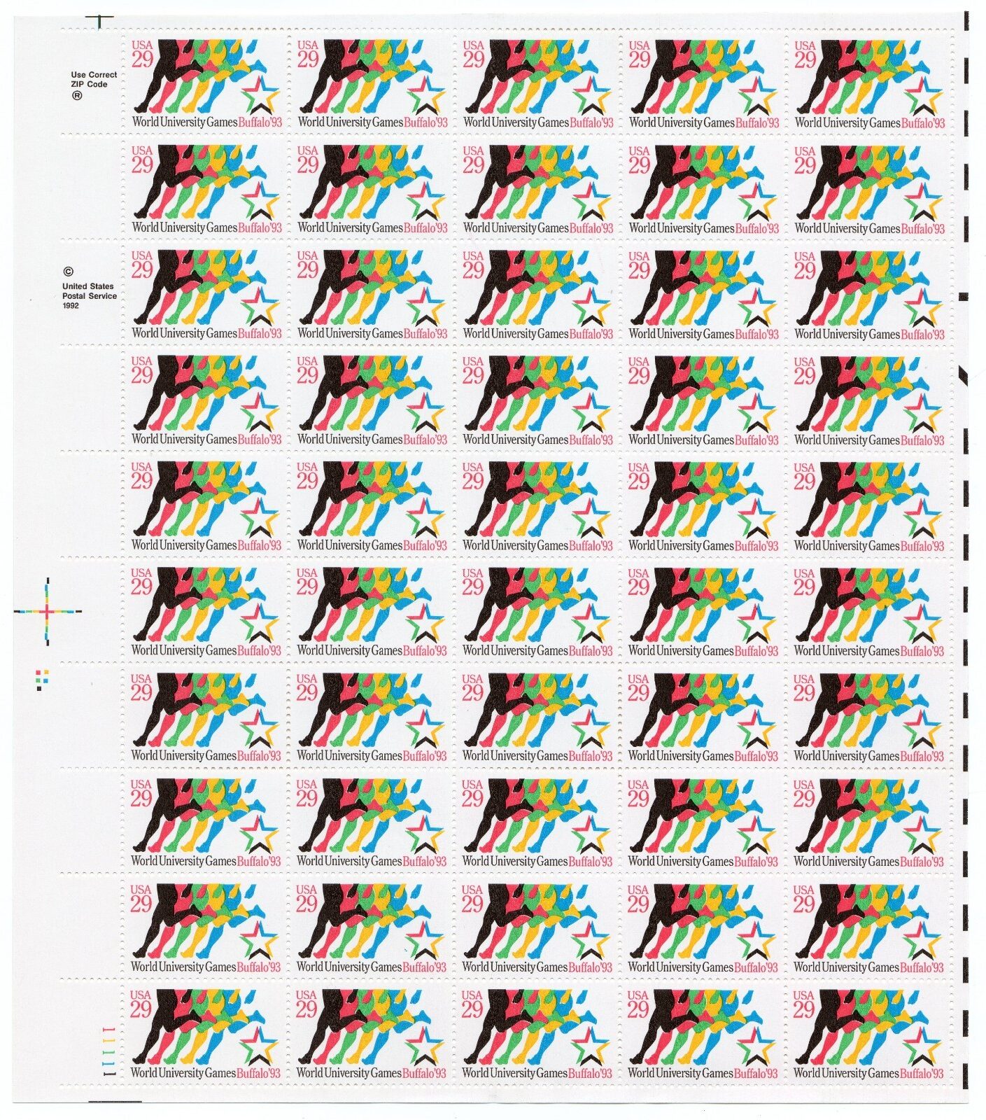 Scott #2748 World University Games Sheet of 50 stamps - MNH LL