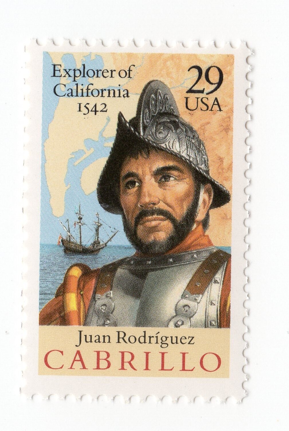 Scott #2704 Juan Rodriguez Cabrillo (California) Single Stamp - MNH