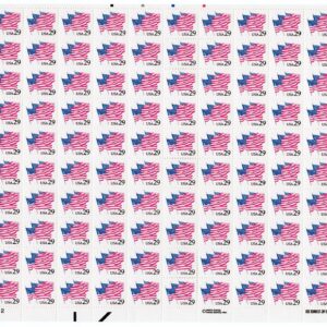 Scott #2531 Flags on Parade Sheet of 100 Stamps - MNH P#1112 LL