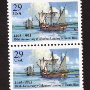 Scott #2805 Columbus Landing Puerto Rico Pair of Stamps - MNH