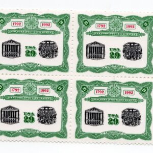 Scott #2630 New York Stock Exchange Block of 4 Stamps - MNH w/selvage