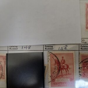 Stamp Australia 1934-36 #147, 150, 152 & 159 used
