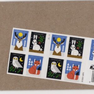 Scott #5825b (5822) Woodland Animals Booklet of 20 Forever Stamps - MNH