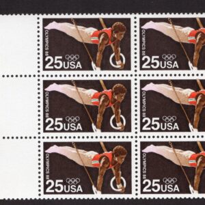 Scott #2380 Olympics Gymnast Block of 6 Stamps - MNH