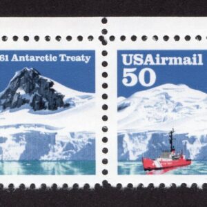 Scott #c130 Arctic Airmail Treaty Airmail Pair of Stamps - MNH