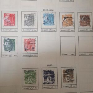 Stamp Denmark #91, 96, 183, 192-197, 210-212, 223, 225, 229used