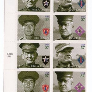 Scott #3964a (3961-3964) Distinguished Marines Plate Block of 10 Stamps - MNH