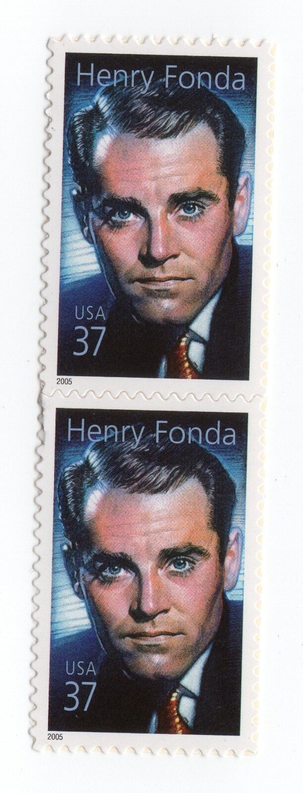 Scott #3911 Henry Fonda (Legends of Hollywood) Pair of Stamps - MNH