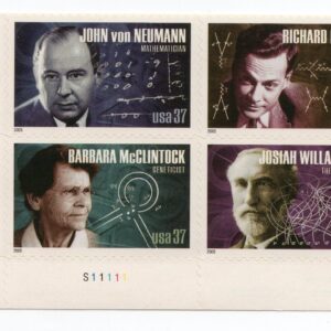 Scott #3909a (3906) American Scientists Plate Block of 4 Stamps - MNH LL