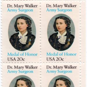 Scott #2013 Dr. Mary Walker Plate Block of 4 Stamps - MNH UR