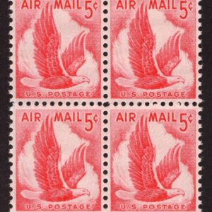Scott #c50 Eagle in Flight Block of 4 Stamps - MNH