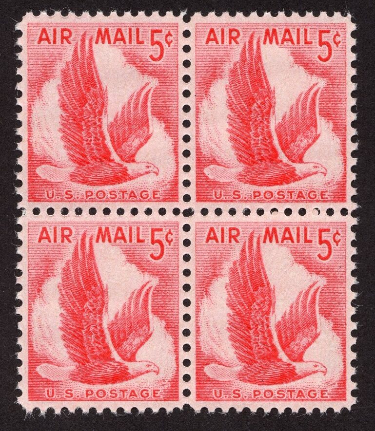 Scott #c50 Eagle in Flight Block of 4 Stamps - MNH
