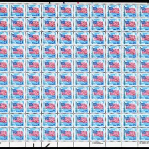 Scott #2278 Flag Over Clouds Sheet of 100 Stamps - MNH P#2222 LL