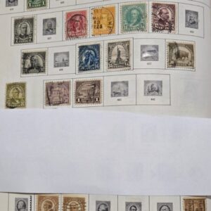 Scott 1922-25, 23-32 #552, 556-557, 560-566, 569-571, 598, 601, 623 used
