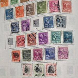 Scott 1938-43 #803-805,807-814,816-817,819-820,822-834,841, 843 used,806,815 MH