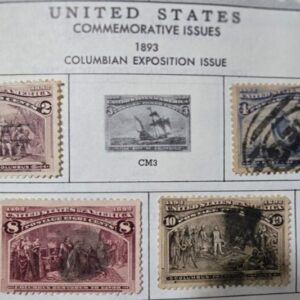 Scott 1893 Columbian Exposition Issue #230-234, 236-237 used