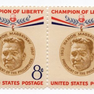 Scott #1096 Ramon Magsaysay Philippines Pair of Stamps - MNH