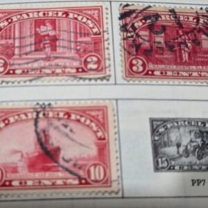 Scott Parcel Post 1912-13 Q1-Q6 VF-XF used