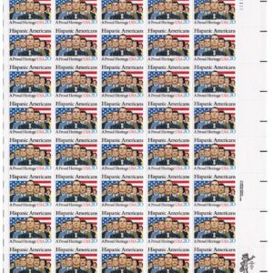 Scott #2103 Hispanic Americans Sheet of 40 Stamps - MNH P#111111 UR