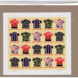 Scott #4596a (4592-96) Aloha Shirts Sheet of 20 Stamps - Sealed