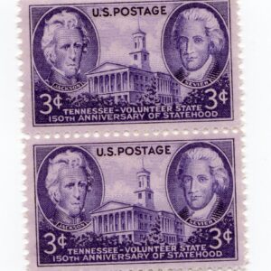 Scott #941 Tennessee Jackson Sevier Pair of Stamps - MNH