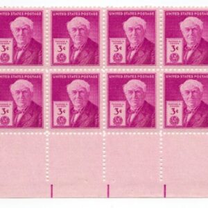 Scott #945 Thomas Edison Plate Block of 20 Stamps - MNH P#23560 LL