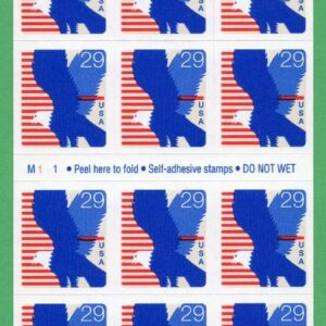 Scott #2598a Eagle Booklet of 18 Stamps - MNH P#M111