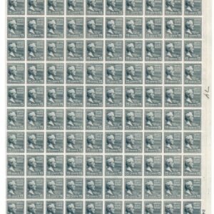 Scott #820 James Buchanan Presidential Series Sheet of 100 Stamps MNH P#24735 LR