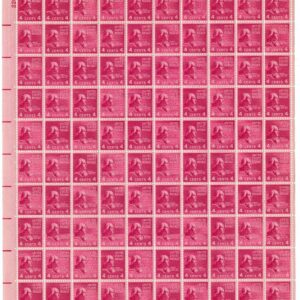 Scott #808 James Madison Presidential Series Sheet of 100 Stamps MNH P#22819 UL