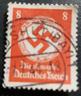 Stamp Europe Germany Swastika sc# B53 SP37 8dm