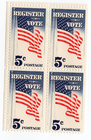 Scott #1249 Register to Vote 5¢ Block of 4 Stamps - MNH