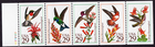 Scott #2646a Hummingbirds Pane of 5 Stamps w/Tab & Plate # - MNH P#A2212122