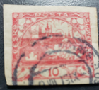 Stamp Europe Czechoslovakia 1918 Hradcany at Prague A1 sc #3