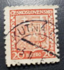 Stamp Europe Czechoslovakia Coat of Arms 1929 A29 sc# 154