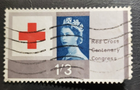 Stamp Europe Great Britain "Red Cross and Elizabeth II" 1963 1sh 3p