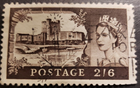 Stamp Europe Great Britain "Carrickfergus Castle, Ireland" 1955 2sh 6p