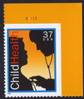 Scott #3938 Child Health Plate # Single Stamp - MNH