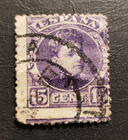 Stamp Europe Spain "King Alfonso XIII" 1902 15c A35 sc#276