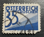 Stamp Europe Austria 1930 Postage Due stamp D11 J151 dark blue