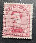 Stamp Europe Belgium "Albert I" 1915 10c carmine A46 #112