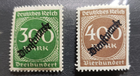 Stamp Europe Germany 1923 Official Stamp overprint A35 O26-27