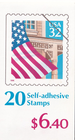 Scott #BK228 (2921a) Flag Over Porch Booklet of 20 Stamps - MNH P#13111 UnOpened
