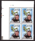 Scott #2998 Eddie Rickenbacker (Pilot) Plate Block Of 4 Stamps - MNH