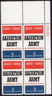 Scott #1267 Salvation Army Plate Block of 4 Stamps - MNH