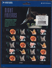Scott #3664a Night Friends (American Bats) Sheet of 20 Stamps - Sealed Blue PC#1
