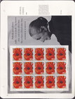 Scott #3064a-3065-3067-3069-3070-3081 Georgia O'Keefe 3 White Ace Pages - Sheet
