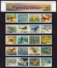 Scott #3142 Classic American Aircraft Sheet as 5 Strips of 4 Stamps - MNH